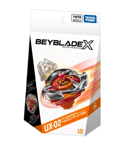 Beyblade X - TAKARA TOMY - UX-02 (Hells Hammer)