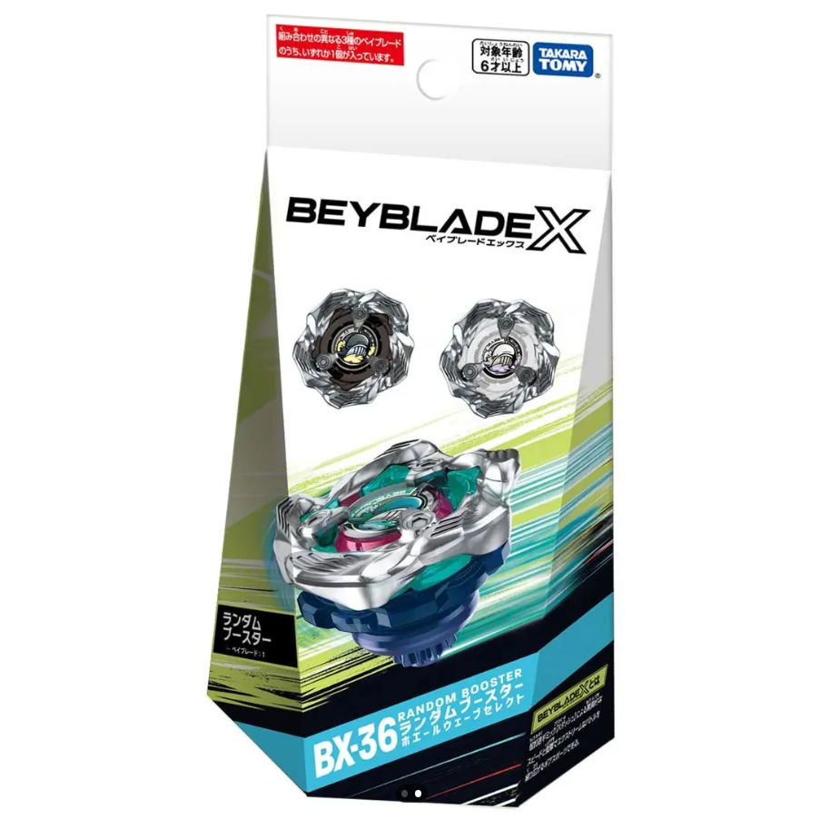 Beyblade X - TAKARA TOMY - BX-36 (Whale Wave) Random Booster Select