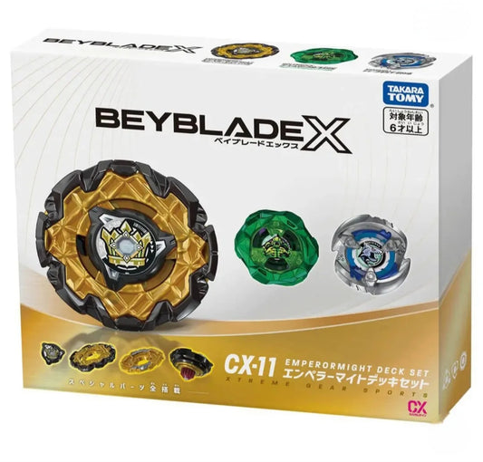 Beyblade X - TAKARA TOMY - CX-11 (EMPEROR MIGHT) DECK SET **PRE-ORDER** NOVEMBER 1ST